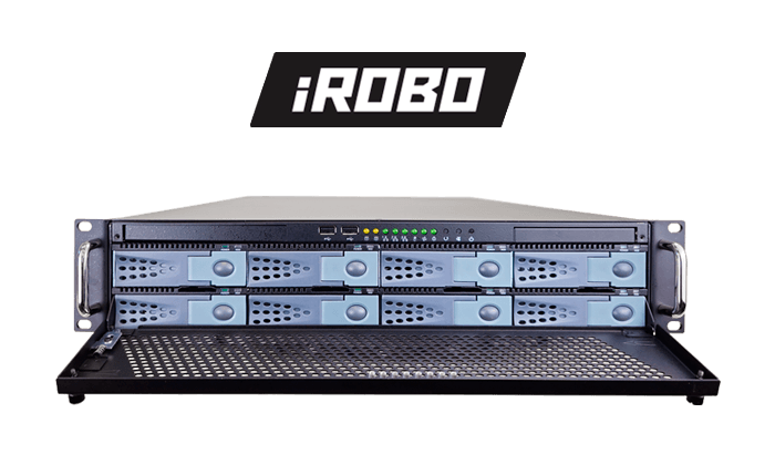 Промышленный сервер iROBO-1000-20, вид спереди