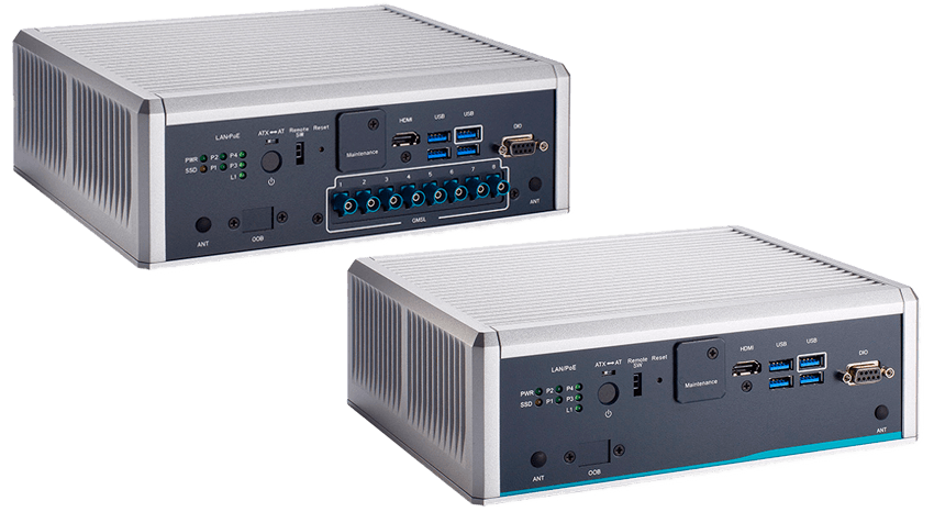 Схема интерфейсов и разъемов AI-ускорителя Axiomtek AIE900B-ONX