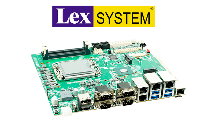Внешний вид одноплатной встраиваемой системы LEX SYSTEM C1870CW, демонстрация форм-фактора и расположения основных интерфейсов