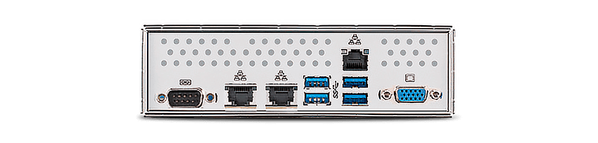 Задняя панель модели DX8 с 10GbE портами