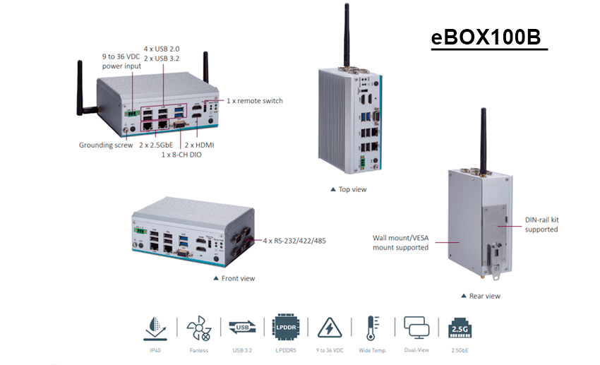 Интерфейсы eBOX100B