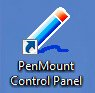 Скриншот ярлыка PenMount Control Panel.