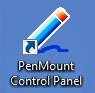 Скриншот ярлыка PenMount Control Panel.