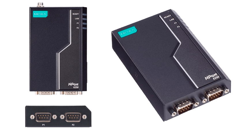 Сервер последовательных интерфейсов NPort 6000-G2 Внешний вид сервера последовательных интерфейсов NPort 6000-G2