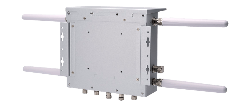 Разъемы и конструктив платформы Axiomtek AIE810-ONX