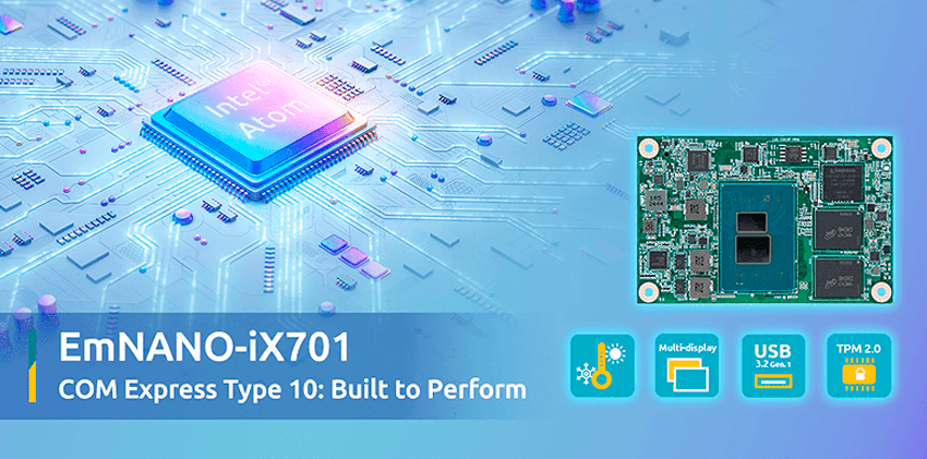 Схема интерфейсов и коммуникаций EmNANO-iX701