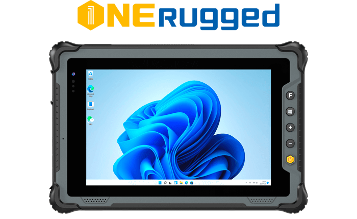 Защищенный промышленный планшет ONERugged M82A на открытом воздухе
