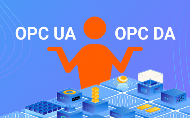 Сравнение протоколов OPC UA и OPC DA для OPC серверов.