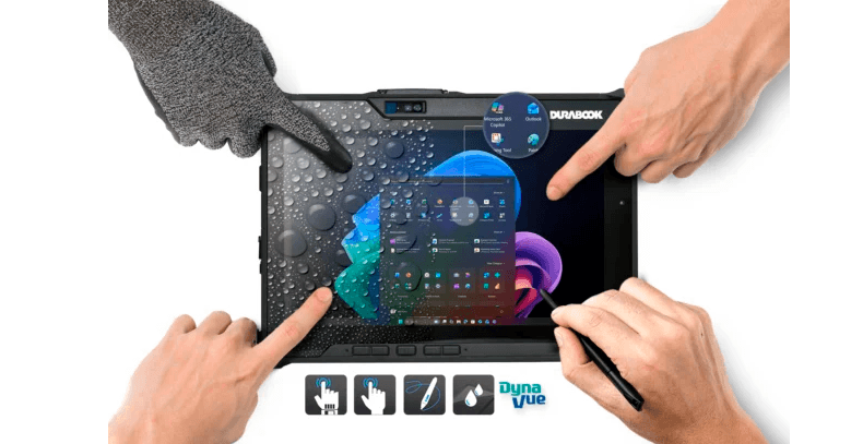 Дисплей Durabook R10 с яркостью 1000 нит