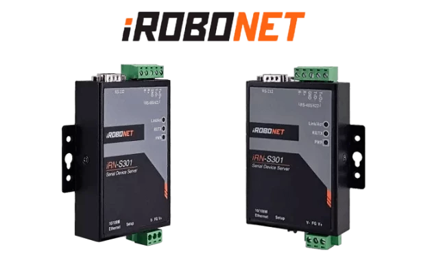 Расширение линейки iROBONET: новый Ethernet-сервер последовательных интерфейсов iRN-S301